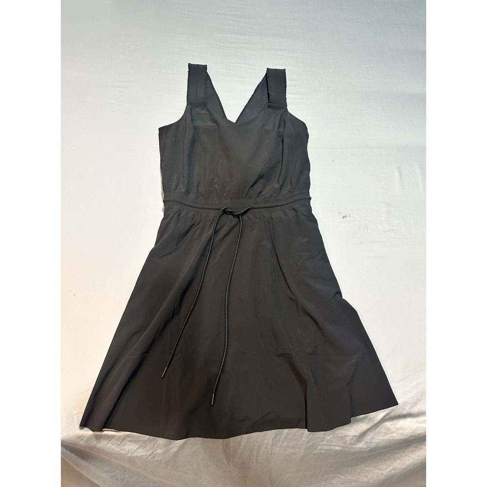 Athleta Women's Black Savannah Strap Mini Dress Performance Lightweight XS